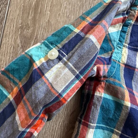 Janie and Jack Madras Plaid Shirt - 18-24 Months - Picture 5 of 6